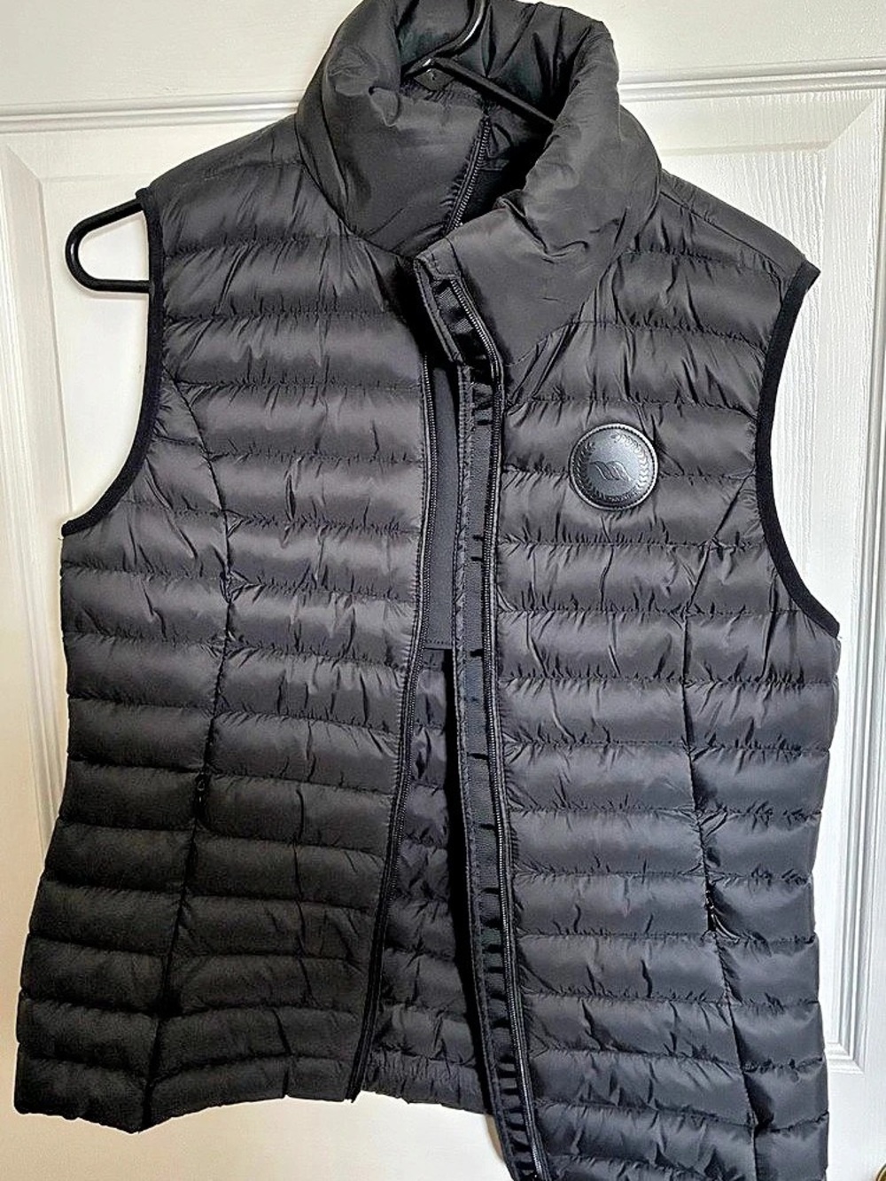 Back on Track Black Quilted Puffer Vest
